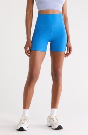 Free People FP Movement Never Better Bike Shorts in Sky at Nordstrom Rack, Size Large