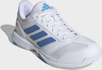adidas Hallenschuh ADIDAS PERFORMANCE LIGRA 8 INDOOR, Herren, Gr. 42,5, cloud wei&szlig;, ray blau, lucid aquamarine, Synthetik, Textil, Schuhe Hallenschuh, geeign