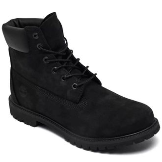 Timberland Premium TB18658A001 Boot Womens Black Nubuck Waterproof DWA3581
