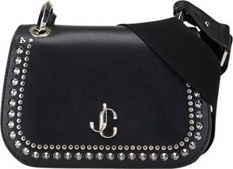 Jimmy Choo London Leather Shoulder Bag (Pre-Owned)