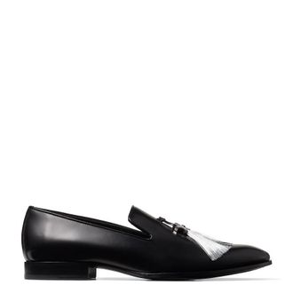 Jimmy Choo London Mens Eh/P Eric Haze Foxley Loafers, Brand Size 41.5 ( US Size 8.5 )