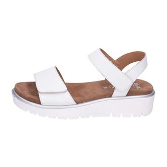 Ara Wedge Sandaal - Dames - Schoenen - Wit - Maat: 41 EU Leer