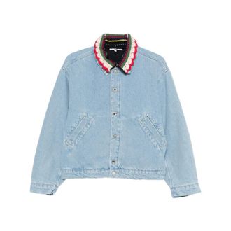 Stine Goya Denim Jackets, female, Blue, Size: M Sgo013 2453 Jacket