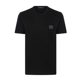 Dolce & Gabbana Heren, Tops, Zwart, Maat: XL Katoen