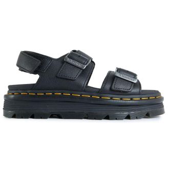 Dr. Martens Womens Dr Zebzag Sandals - Black Leather - Size UK 6
