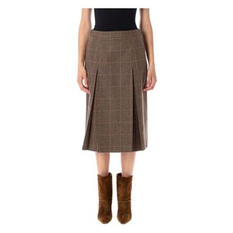 Saint Laurent Mujer, Faldas, Marr&oacute;n, Talla: S