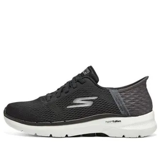 Skechers Go Walk 6 Slip Ins Black 216279-BLK