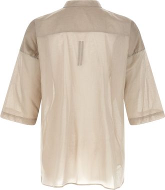 Rick Owens Mens Gray Cotton Blouse