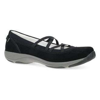 Dansko Womens Harper Mary Jane Sneaker In Black Suede