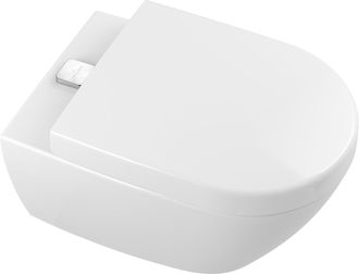 Villeroy & Boch Cubeta Subway 2.0 370 X 560 Mm, Directflush, Modelo Suspendido, Salida Horizontal, Porcel&aacute;nico Sanitario Blanco Antibac Ceramicplus