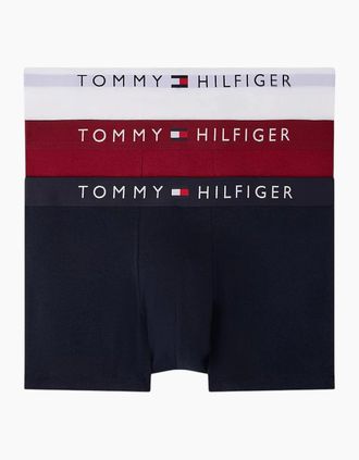 Tommy Hilfiger Mens Tommy Hilfiger Mens Underwear 3Pack Soft Boxer - Black - Size: 32/30/31