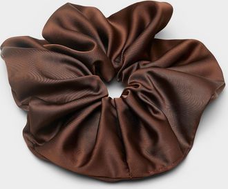 Simons Womens Large satin coloured scrunchie