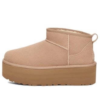UGG (WMNS) UGG Classic Ultra Mini Platform Boot Sand 1135092-SAN