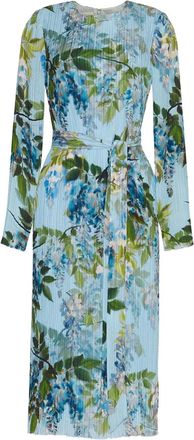 Cara Cara Jurk met bloemenprint - Blauw