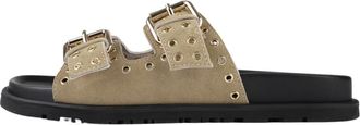 L37 Stijlvolle Magnetische Elektrische Accessoires - Dames - Sandalen - Beige - 36 EU - Schoenen