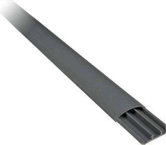 Trade Shop Trade Shop - 2 Canalina Cavi Plastica Ct2 Grigia 2mt 75x20mm 5627520f A Pavimento Calpestabile