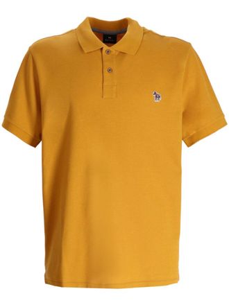 Paul Smith Poloshirt met zebraprint - Geel