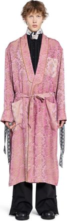 Ann Demeulemeester Vorm Fluid Belted Lounge Robe Coat