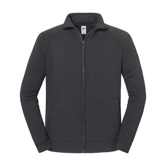Fruit Of The Loom Fruit of the Loom Unisex Adult Iconic Premium Sweat Jacket (Licht Grafiet)
