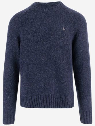 Polo Ralph Lauren Wool Blend Sweater With Embroidered Logo