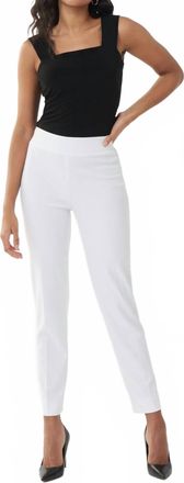 Joseph Ribkoff Classic Straight Pants In White