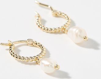 Midi34 Womens Anouk small Hoop Earrings Exclusive Simons x Midi34 collection