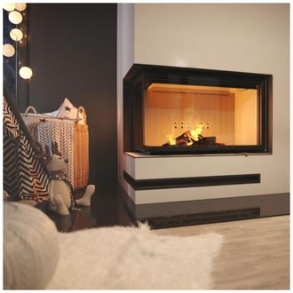 Kratki Kratki - Bricosol Chimenea De Le&ntilde;a De Acero Mbo Izquierda 15 Kw &Oslash; 200