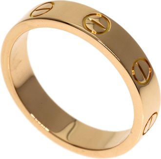 Cartier Pink Gold (18K) Band Ring (Pre-Owned)