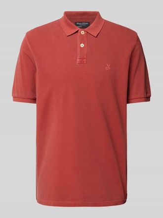 Marc O'Polo Regular Fit Poloshirt aus reiner Baumwolle in Bordeaux, Gr&ouml;&szlig;e S