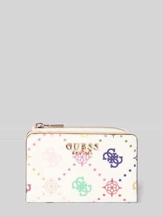 Guess Portemonniae mit Logo-Detail Modell Emelie in Weiss, Gr&ouml;&szlig;e 1