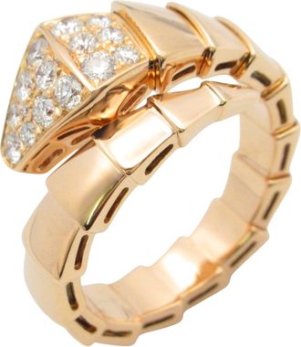 Bulgari Pink Gold Pink Gold (18K) Band Ring (Pre-Owned)