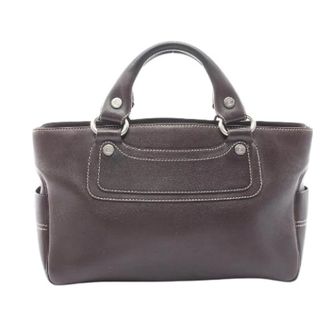 Celine Pre-owned Handbags, female, Brown, Size: ONE SIZE Pre-owned Boogie Bag Leather Handbag