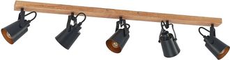 Lindby Foco kimban En Marr&oacute;n De Madera - Lindby