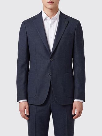 Santaniello Blazer monopetto in misto lana