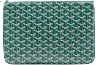 Goyard Pre-owned Clutches, female, Green, Size: ONE SIZE Pre-owned Fabric Clutch