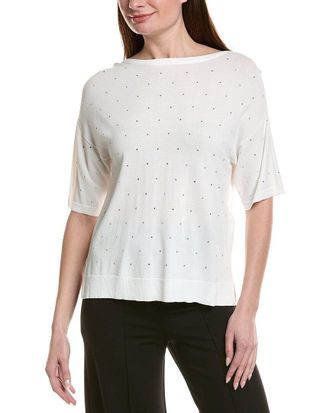Joseph Ribkoff Crystal-Embellished Top
