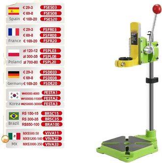 OEM Soporte Para Taladro De Columna, De Metal Resistente, Altura Ajustable De 16 A 25 Pulgadas, Rotaci&oacute;n De 90 Grados, Apto Para Mini Taladros El&eacute;ctricos,
