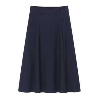 2-Biz Dames, Rokken, Blauw, Maat: 2XL Leer