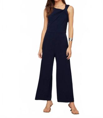 Fifteen Twenty Becca Cropped Jumpsuit In Navy