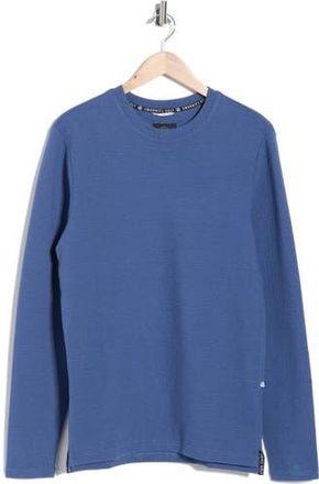Swannies Mitch Textured Knit Crewneck Top in Blue at Nordstrom Rack, Size X-Large