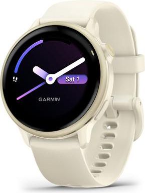 Garmin vivoactive 6 in Lunar Gold With Bone Band at Nordstrom