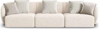 BLOOMINGLOFT 3-Sitzer Designsofa Chiara Chenille