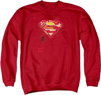 Gildan Superman Super Mech Shield Adult Crewneck Sweatshirt