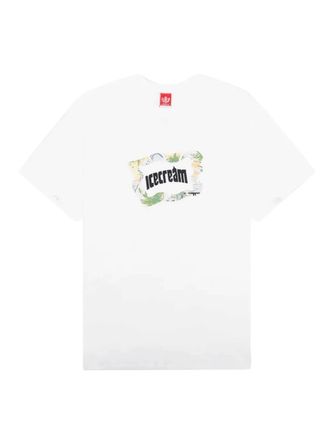 Icecream T-shirt Flag - Bianco