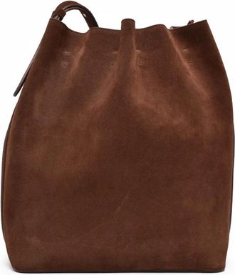 Aesther Ekme Tassen, Dames, Bruin, ONE Size, Leer, Marin Supper Large