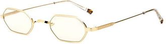 Etnia Barcelona Bywater Sun GDGY Mens Sunglasses Gold Size 47