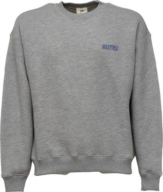 Autry Sweatshirt van geborsteld fleece - Heren - Sweatshirts - Grijs - L - Hoodies & sweatvesten