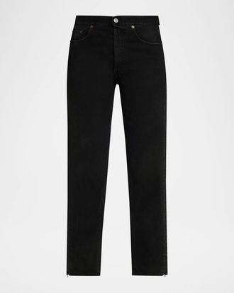 Maison Margiela Zip Straight-Leg Jeans