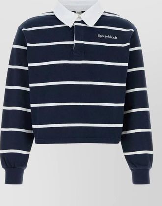 Sporty & Rich cotton polo shirt