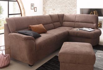 Sit&more Ecksofa »Pandora L-Form« wahlweise mit Bettfunktion und Bettkasten